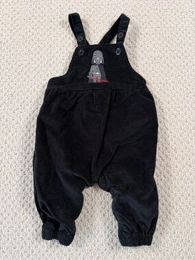 Black Baby Boys' Darth Vader Overalls